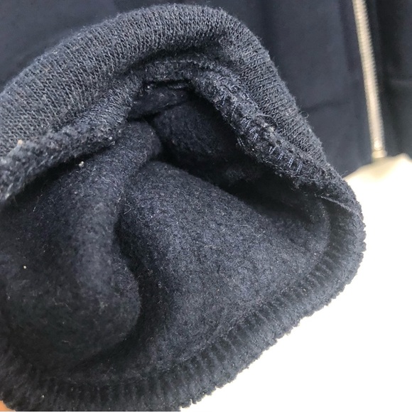 Ardene navy blue zip up hoodie, size small - Picture 3 of 7